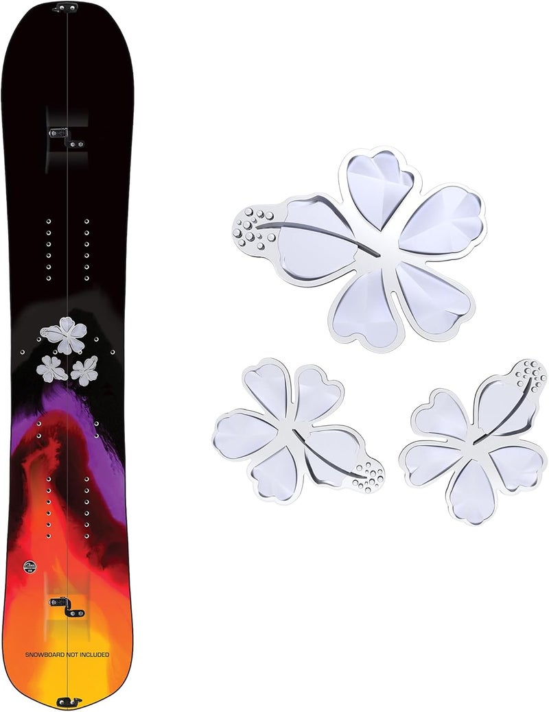 Stompgrip Premium Snowboard Stomp Pad | Hibiscus | 3D Collection | 3D Decal - Image 1